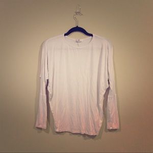 White Plum White Dolman Sleeve Top